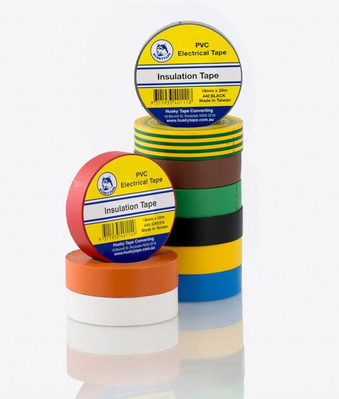 Coloured PVC Insulation Tapes Rainbow 10 Pack